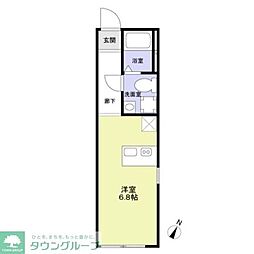 Urban Nest 杉並 ワンルームの間取図画像