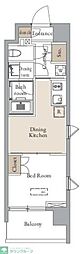 グランカーサ四谷 1DKの間取図画像