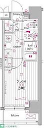 ガーラ・プレシャス代々木北参道 1Kの間取図画像