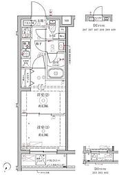 クレイシアIDZ中野鷺宮 2Kの間取図画像