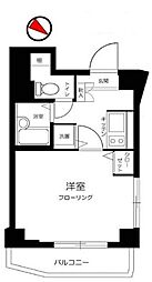 スカイコートヌーベル早稲田 1Kの間取図画像
