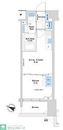 ルフォンプログレ中野富士見町ザ・レジデンス 1DKの間取図画像
