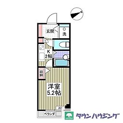 フェニックス初台弐番館 1Kの間取図画像