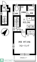 グレイス代々木 1Kの間取図画像