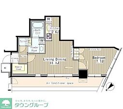マイタワーレジデンス 1LDKの間取図画像