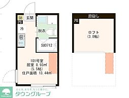 間取図画像 ワンルーム