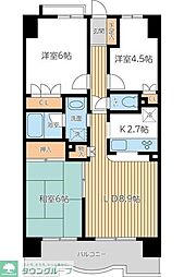モアステージ赤羽 3LDKの間取図画像