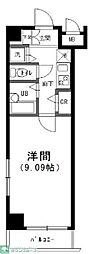 ラフィネジュ赤羽 1Kの間取図画像