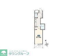 MELLAS川口 1Kの間取図画像