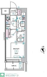 戸田市大字新曽マンション 1Kの間取図画像