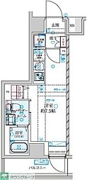 GENOVIA 南鳩ヶ谷 ワンルームの間取図画像
