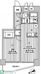ライオンズマンション田端 1LDKの間取図画像