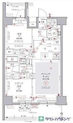 板橋本町ステーションレジデンス 2LDKの間取図画像