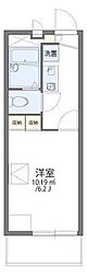 レオパレスエアフォルク 1Kの間取図画像