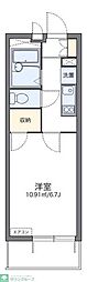 レオパレスグランシャリオ 1Kの間取図画像