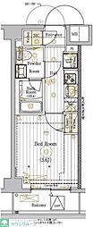 MAXIV川口青木 1Kの間取図画像