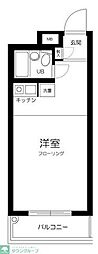 グランドコート駒込 ワンルームの間取図画像