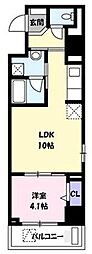 ケヤキグランデ1 1LDKの間取図画像
