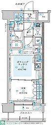 サンクレイドル川口並木 1DKの間取図画像