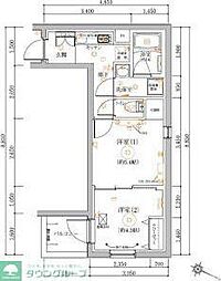 VERXEED STAIR HIGASHI JUJO EKIMAE 2Kの間取図画像