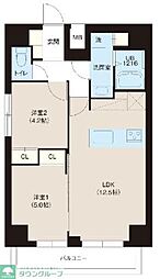 レオーネ錦糸町 7階2LDKの間取り