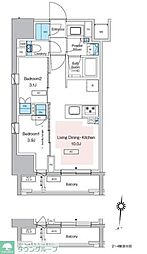 間取図画像 2SLDK