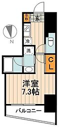 レジディア御茶ノ水2 1Kの間取図画像