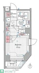 プレール・ドゥーク両国2 1Kの間取図画像