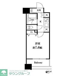 スペーシア秋葉原 1Kの間取図画像