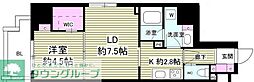 MYRIARESIDENCE根岸柳通り 1LDKの間取図画像