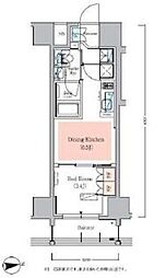 Urbanex秋葉原EAST3 1DKの間取図画像