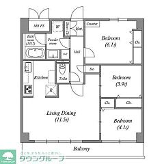 物件の間取り