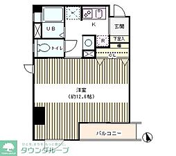 アルエット台東 1Kの間取図画像