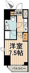 アイルイムーブル御茶ノ水 1Kの間取図画像