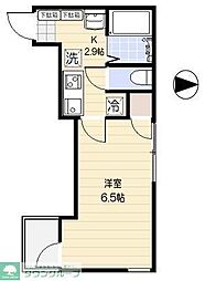 ミライエ大島 1Kの間取図画像