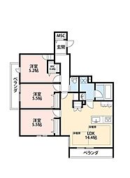 間取図画像 3LDK