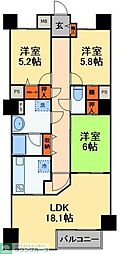 間取図画像 3LDK