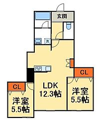 物件の間取り