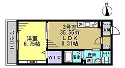 間取図画像 1LDK