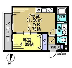 間取図画像 1LDK