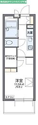 レオパレスリトルリリー 1Kの間取図画像