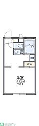 レオパレス古市場 1Kの間取図画像