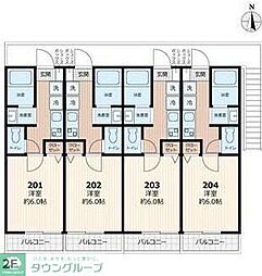 KINOMI STUDIO 1Kの間取図画像