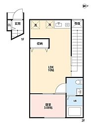 VAU house東千葉 1LDKの間取図画像