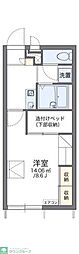 レオパレスサンサーラ 1Kの間取図画像