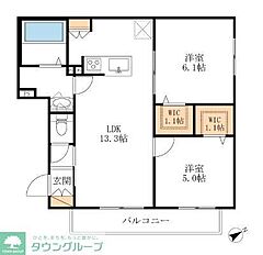 物件の間取り
