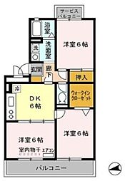 パンプキンハウス 3DKの間取図画像
