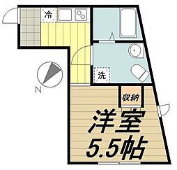 EXAM吉祥寺 3階ワンルームの間取り