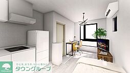 プレミア八幡山 4階ワンルームのリビング/ダイニング