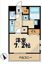 ヴァルム　ロイテ 1階1Kの間取り